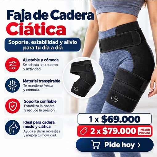 Faja de cadera ciática 🧘‍♀️🤩